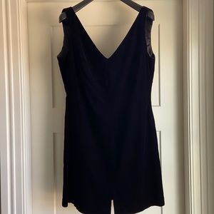 Anne Taylor - Little black velvet dress. Like new.